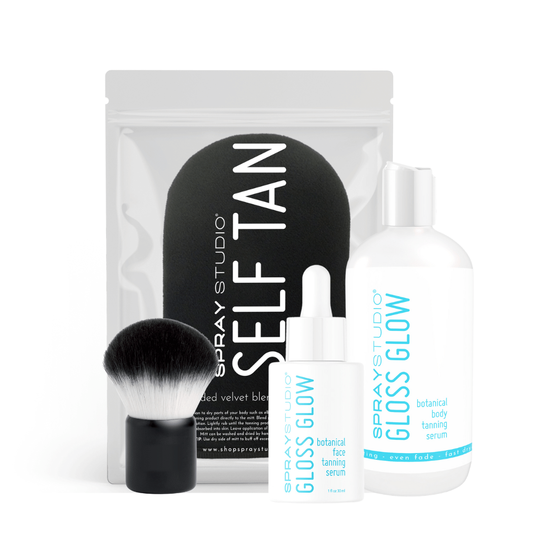 Gloss Glow Self-Tan Serum BUNDLE - SPRAY STUDIO® | sunless tanning and body care